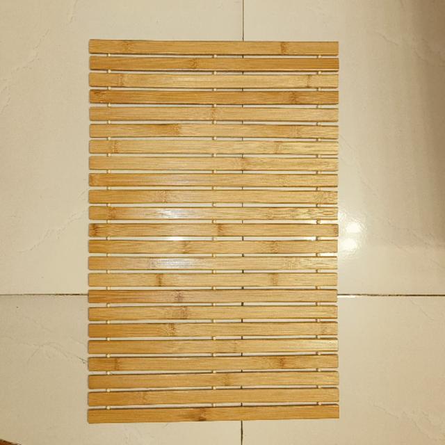 TEMU Ručně vyráběné bambusové koberce, rohože, koupelnové předložky, protiskluzové bambusové rohože pro restaurace, bambusové podlahové rohože a chladivé rohože