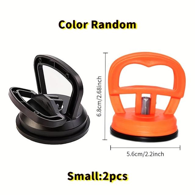 TEMU 2pcs Of Car Collision Repair Tools Set Designed For Fixing Dents With Suction Cups And Pulling Devices.