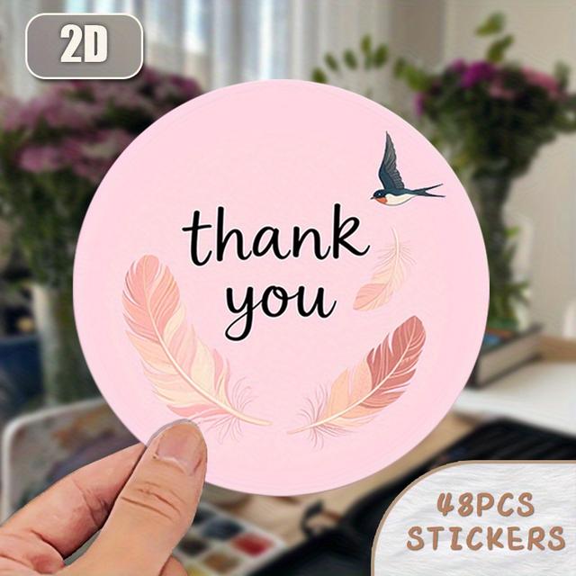 TEMU ชุดสติ๊กเกอร์ 48 ชิ้น: นกกระสาในอากาศ "" ดีไซน์ที่น่ารัก เหมาะสำหรับช่วงเวลารวมตัวของครอบครัว ของขวัญสำหรับญาติห่างไกลเพื่อแสดงความหวังดี