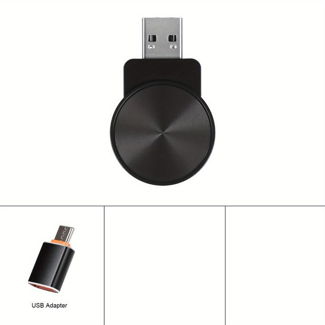 TEMU 2-in-1 Carplay & Auto Adapter - Wired To Wireless Usb/type-c Dongle, Plug And Play, , Surround Sound, No Battery Needed, Universal Smartphone & Car Audio Solution, , Car Stereo System