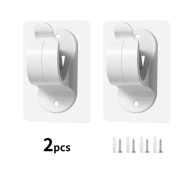 TEMU Curtain Rod Bracket - Self-adhesive No Drill Hook For Rod-shaped Curtain Hardware