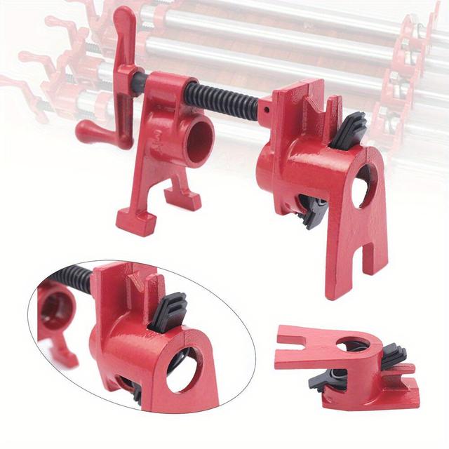 TEMU 4 Sets Of Pipe Clamps, 3/4 Inch Pipe Screw Clamps Pipe Screw Clamps Body Clamps