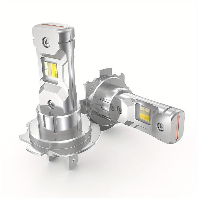TEMU 2pcs 12v 30000lm H7 Led Headlight Bulb Canbus 6000k 70w High Power Best H7 Led 360 Csp Head Lamp