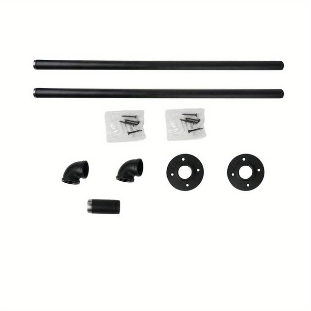 TEMU 1pc 80cm Handrail Outdoor/ Indoor Stairs U-shaped Iron Step Handrail For Stair Porch