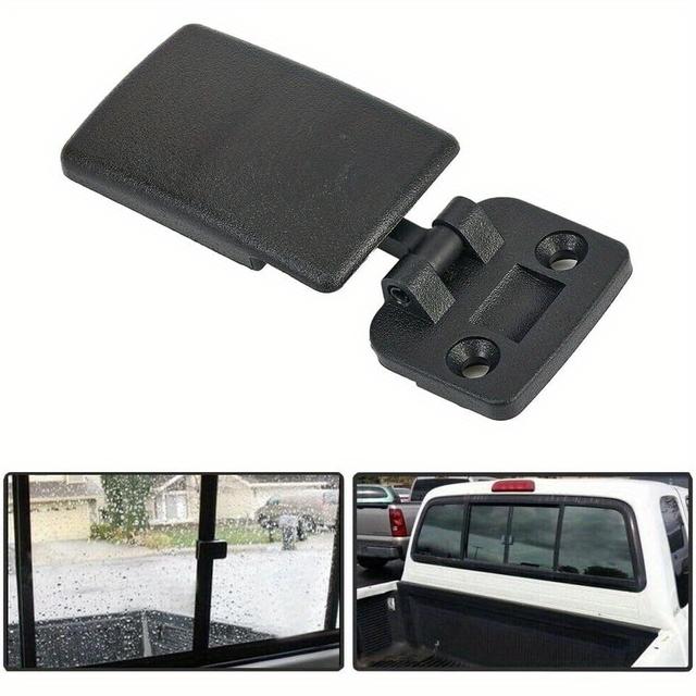 TEMU Cerradura de pestillo para ventana corredera trasera, compatible con los modelos TOYOTA Pickup T100 Tacoma de 1989 a 2000, número de pieza de repuesto 69370-35010, sin batería