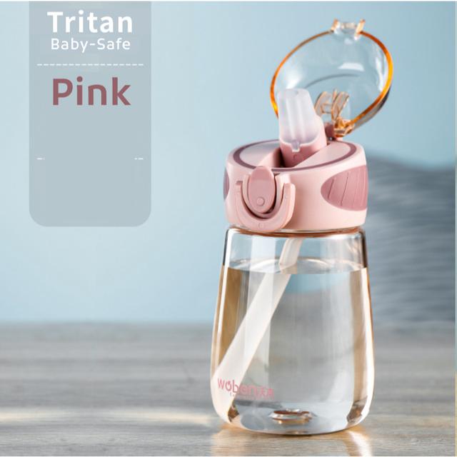 TEMU 400ml Sports Water Bottle With A Leak-proof Straw For Outdoor Travel