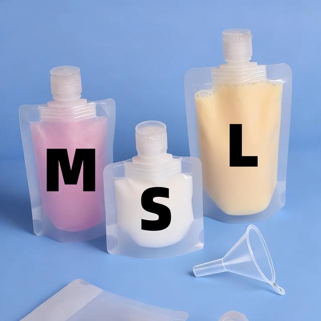 TEMU 12 Piezas de Botellas Recargables para Viaje con Embudo - Contenedores Portátiles para Loción Cosmética - Suministros de para Viajes de Negocios - Diseño de Material TPR