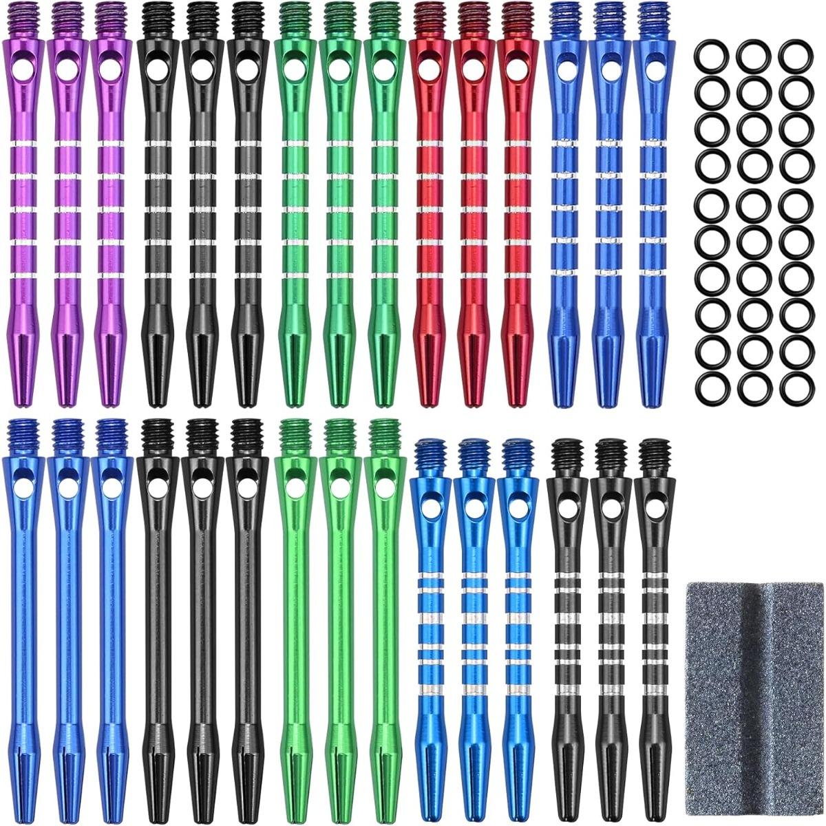 TEMU 30pcs Aluminium Alloy Dart Shafts,50/53mm Dart Spare Parts