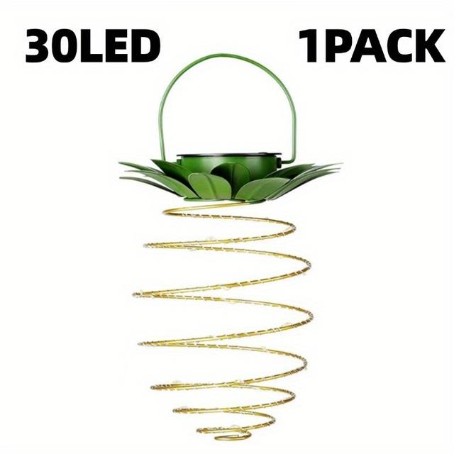 TEMU Solar Hanging Lantern Pineapple Light Solar Lights Outdoor Lamp For Garden Porch Lawn Backyard Landscape Pathway Patio Outside Home Decoration Gifts
