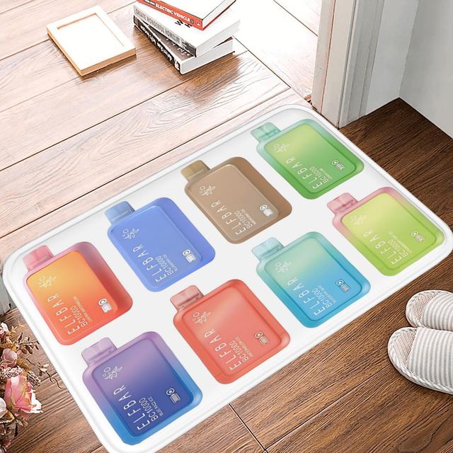 TEMU Bc10000 Series Themed Bath & Mat - Soft Suitable For Entryway, Bathroom, Laundry Room - Machine Washable Indoor/outdoor Door Mat With Modern Decor Pattern ( Bc10000)