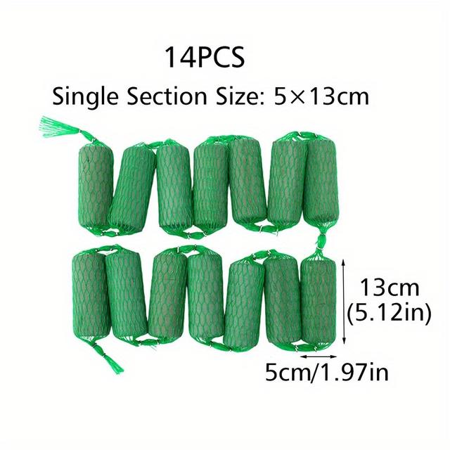 TEMU 14 sztuk zielonych bloków pianki kwiatowej do świeżych kwiatów - DIY aranżacja i dekoracja ślubna, cegły styropianowe do pakowania na imprezę i rzemiosło, pianka