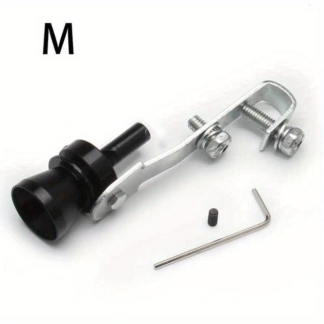 TEMU Universal Car Modification Sound Simulator Turbo Whistle Exhaust Pipe Sounder Motorcycle Accessory Suitable For 1.6-2.0 Displacement