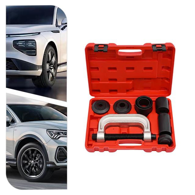 TEMU Ball Joint Press Kit, Heavy Duty Ball Joint Removal Tool Kit Ball Joint Puller For Upper And Lower Ball Automotive Tool Kit Ball Joint Separator
