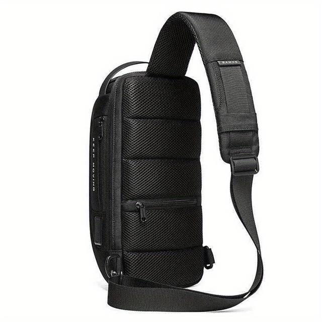 TEMU Sling Bag Backpack Shoulder Bag Chest Bag Crossbody Bag Anti-theft With Usb Port For Travel Area Multi-functional