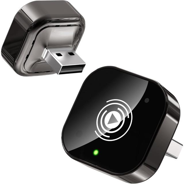 TEMU Adaptador sin varillas Mejorado para CarPlay y Android Auto, Adaptador sin varillas CarPlay con BT5.3 y WiFi de , Compatible con iOS 10+ o Android 11+