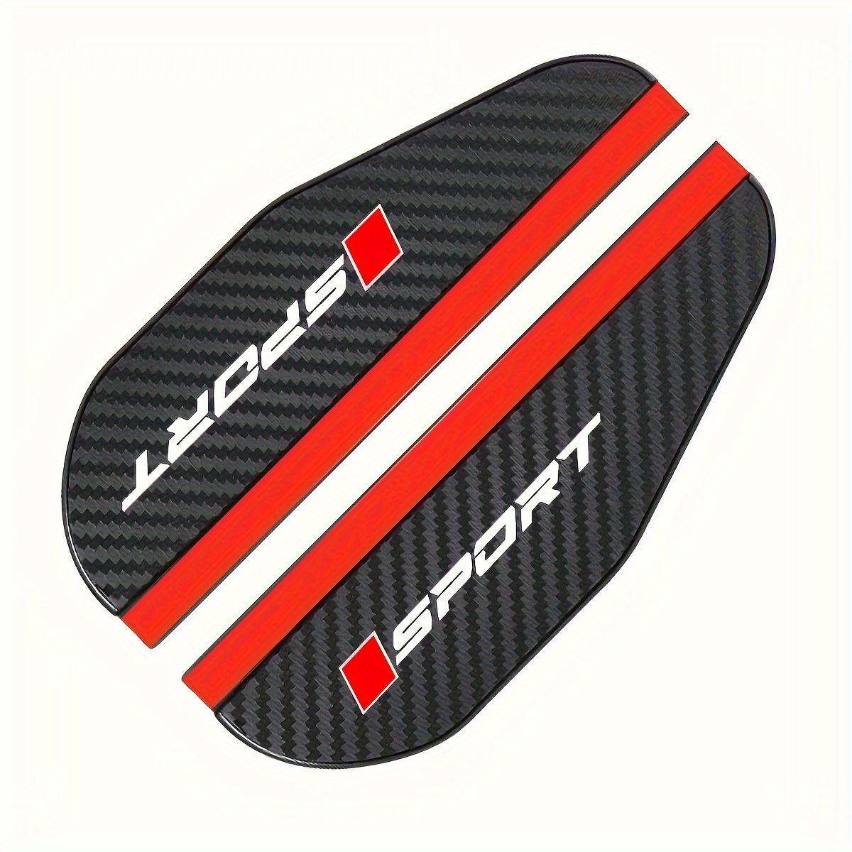 TEMU 2pcs Adhesive Car Rearview Mirror Carbon Fiber Rain Eyebrows, Suitable For Series