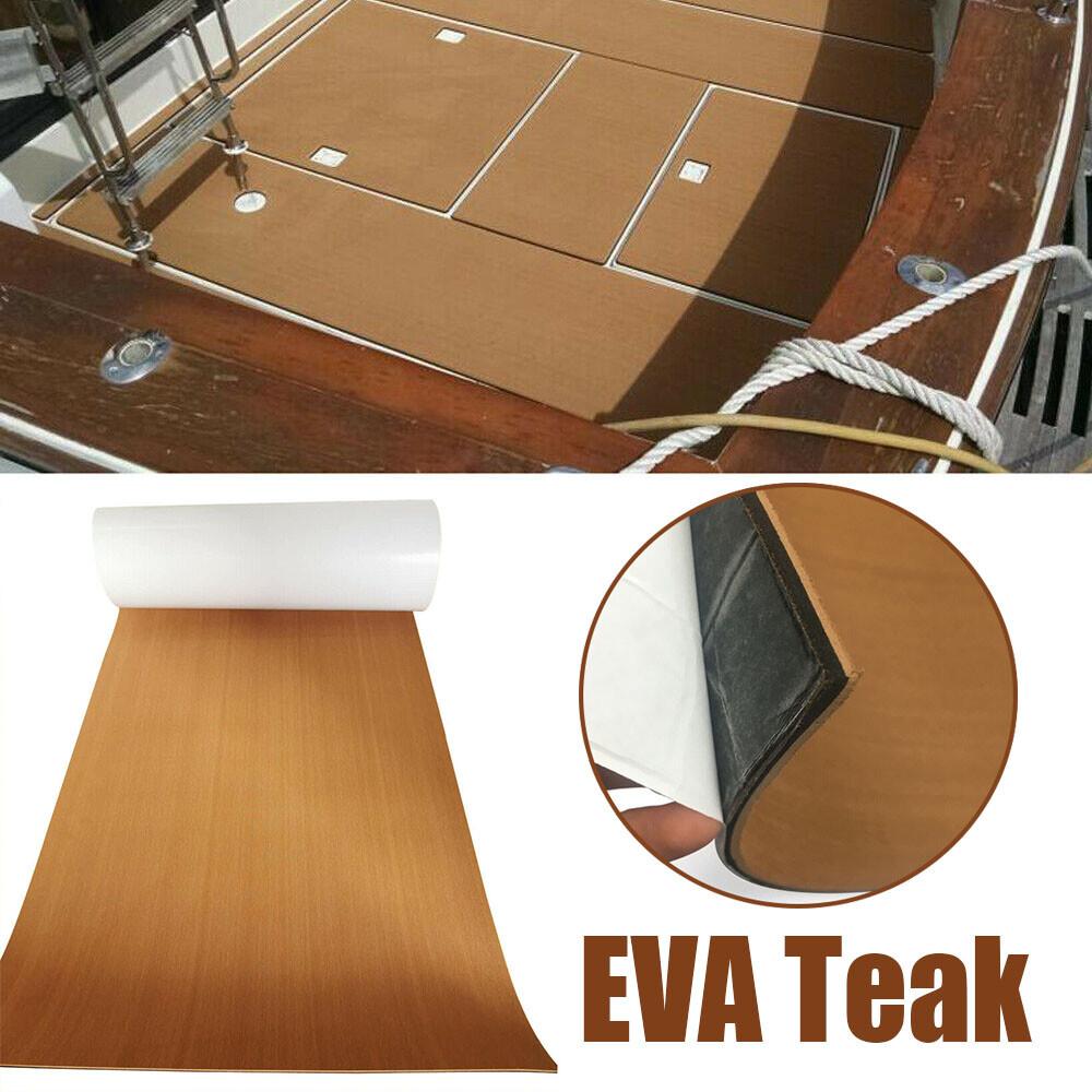 TEMU Tappetino in Schiuma EVA Teak per Coperta di Barca, Tappeto per Yacht e Pavimenti