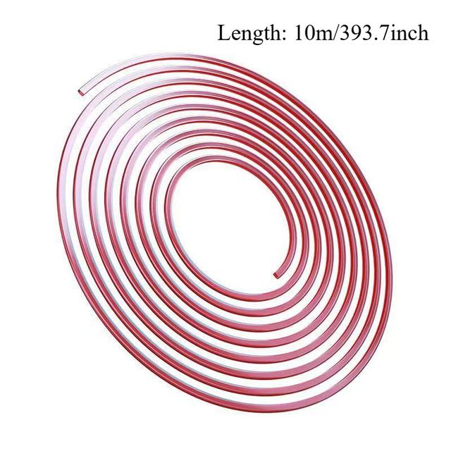 TEMU 1pc Pvc Car Door Edge Guard, Transparent Anti-collision Strip, Scratch-resistant Protective Trim, With Vehicle Door Corner Protection For Auto Scratch And Dent Prevention