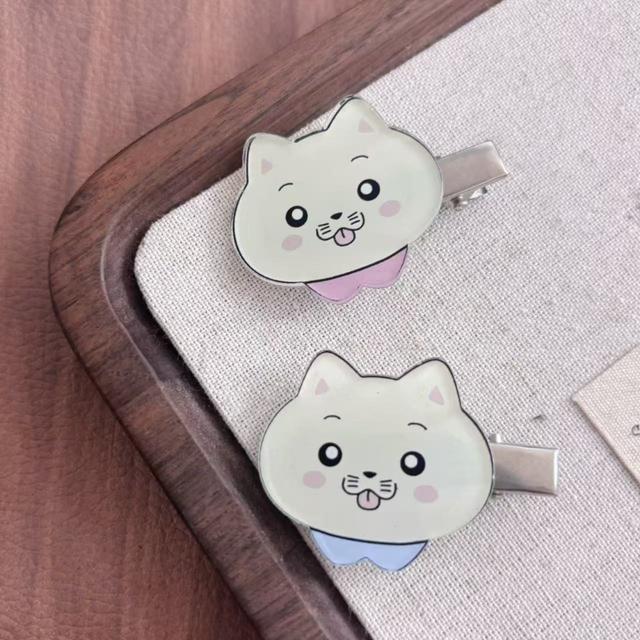 TEMU 2 Piezas de Horquillas, Hechas de Metal y Plástico, con Diseño de Gato Lindo, Adecuadas para Mayores de 14 Años - Regalo Perfecto