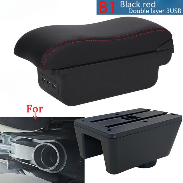 TEMU Ibiza 6j/6l Car Armrest Storage Box, Abs , Car Accessory, Organizer, Vehicle & Decor, Models
