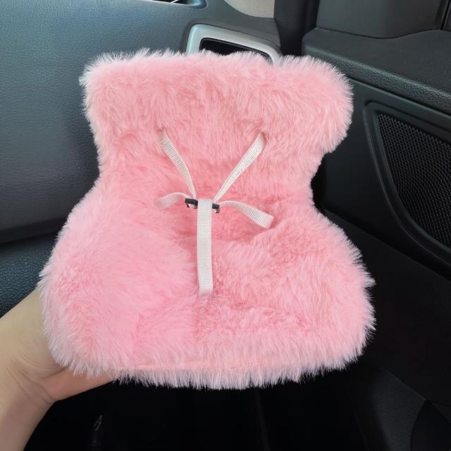 TEMU Cute Plush Car Doll Safety Seat Ornaments | Soft Plush Interior Accessories, Car Air Outlet Aromatherapy Decoration, Suitable For -purpose Models