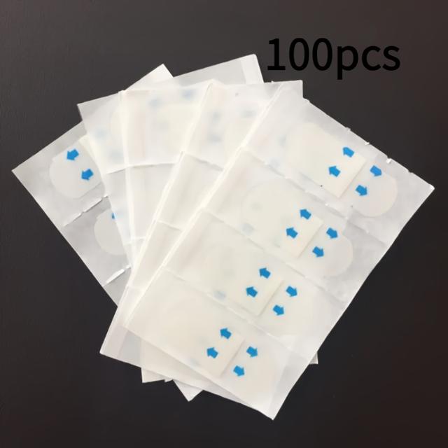 TEMU 100 Ultra-thin Invisible Facial Patches, Suitable For , Chin, And Neck, Waterproof Transparent Shaping Strips, Lifting Skincare Tools