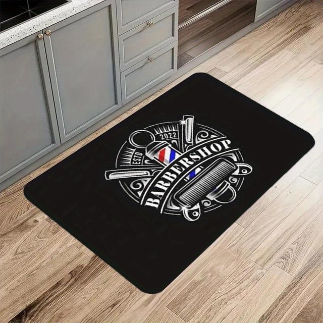 TEMU Alfombra de Felpa con Diseño de Neon - Antideslizante, Ideal para Sala, Dormitorio y Entrada