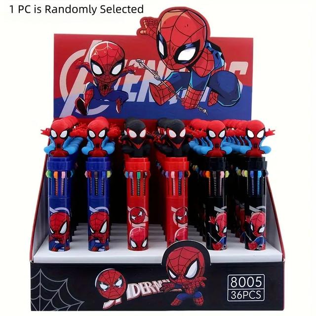 TEMU 1pc -man Colorful Pens, Round Tip Ballpoint Pens, Multicolor Writing Pens, Stationery Supplies