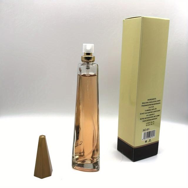 TEMU [50ml Women's Perfume] Long-lasting Women's Eau De Toilette | 50ml Perfume Spray, Light Fragrance, Beautiful Shape, Christmas Gift