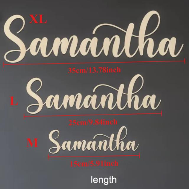 TEMU Personalized Wooden Name Sign - Custom Laser-cut Letters, Traditional Design, Wall-mounted Home Decor, Perfect For Christmas Gifts, Holiday Decorations, Rustic Present
