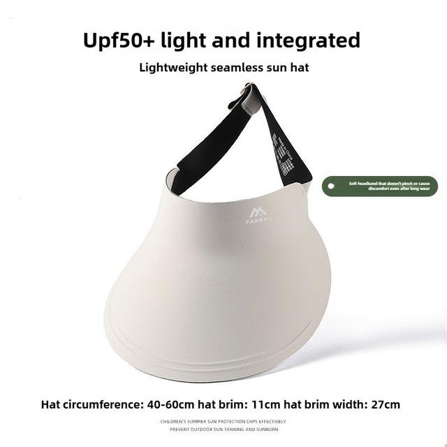 TEMU 50+ Gorra con Cubierta Facial - 50 Escudo, Sin Costuras, Enrollable, Parte Superior Vacía para Ciclismo, Exteriores, Natación, Playa - para Cobertura Facial (Lavado a Mano Únicamente)