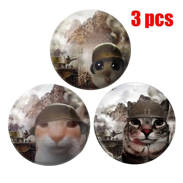 TEMU Tre och Roliga Kattmärken, för Jeans, Kläder, Ryggsäckar & Hattar – Idealiska att på eller som Present till Festivaler, Evenemang, Fester ( Gåva Till Pojkvän/Flickvän)