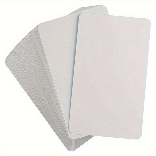 TEMU 100pcs Of Cards, Blank Sturdy Paper Cards, Diy Paper Chessboard, Game Postcards, Handmade Wallpaper Postcards, Message Cards, Hand-drawn Graffiti Word Cards, Cards, Versatile Blank Cards.