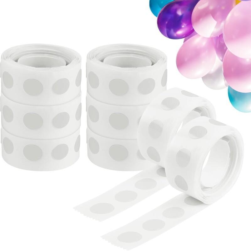 TEMU 400 Transparent Removable Balloons With Double-sided Adhesive |, No Residue, Ideal For Party Decorations, Weddings, Christmas, Gift Wrapping