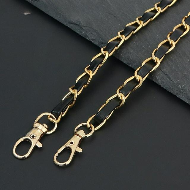 TEMU Single-shoulder Crossbody Bag With A Dog Buckle Chain, Includes A Shoulder Strap, Leather Handheld Backpack Strap, And Buckle-free Bag Additions For Projects, Diy Wallet Making