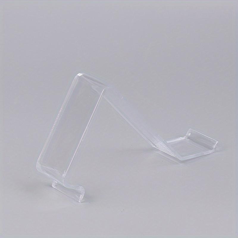 TEMU Shoes Rack Transparent Plastic Shoe Store Display Stands Rack Holder Sandal Display Stands Resistant To Wear Durable