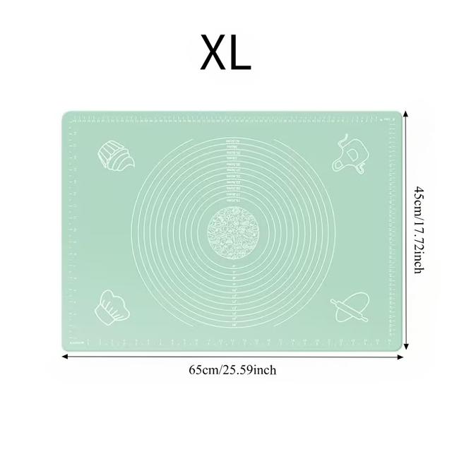 TEMU Large Heavy-duty Silicone Baking Pad | Non Slip, Kneading Pad, , Easy To Clean, Suitable For Baking, Kneading, Making Candies And , Holiday Baking Kitchen Countertop Accessories