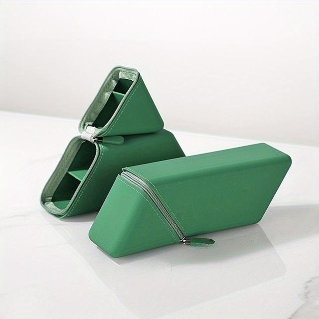 TEMU 1 حامل أقلام سيليكون أنيق، كوب قلم مكتبي ودراسي قابل للطي، حافظة أقلام عمودية قابلة للتوسيع بسعة كبيرة بتصميم محمول عالي الجودة، هدايا مثالية لعيد الميلاد أو يوم للاستخدام في المكتب أو الدراسة