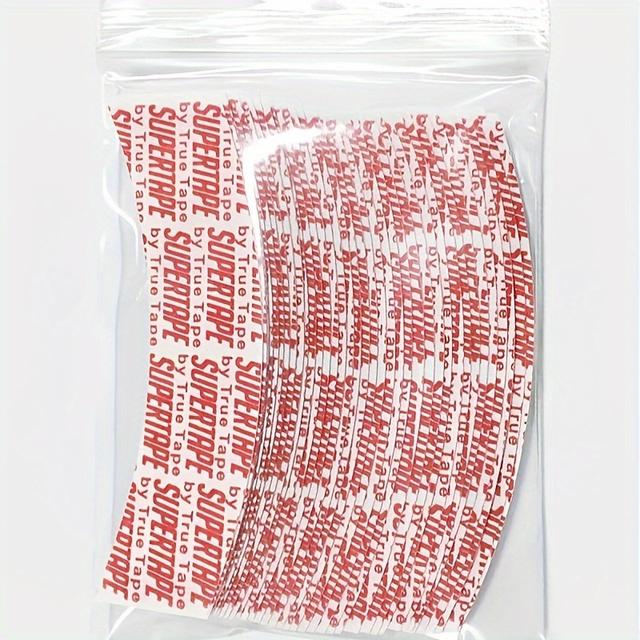 TEMU 36ピースウィッグフィルムと防水レースフード両面テープ、汗止めバイオプロテイン接着剤、全ての肌タイプに適したヘアリメント用