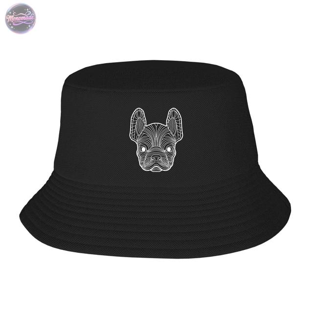 TEMU 프렌치 불독 프린트가 돋보이는 사랑스러운 버킷햇. 반려동물 애호가를 위한 이상적인 제품입니다. 조절 가능한 여름 모자로, 해변 나들이에 완벽하며, 매력적인 강아지 얼굴 디자인을 특징으로 하여 야외 패션 이벤트, 축제에 훌륭한 액세서리로 적합합니다.