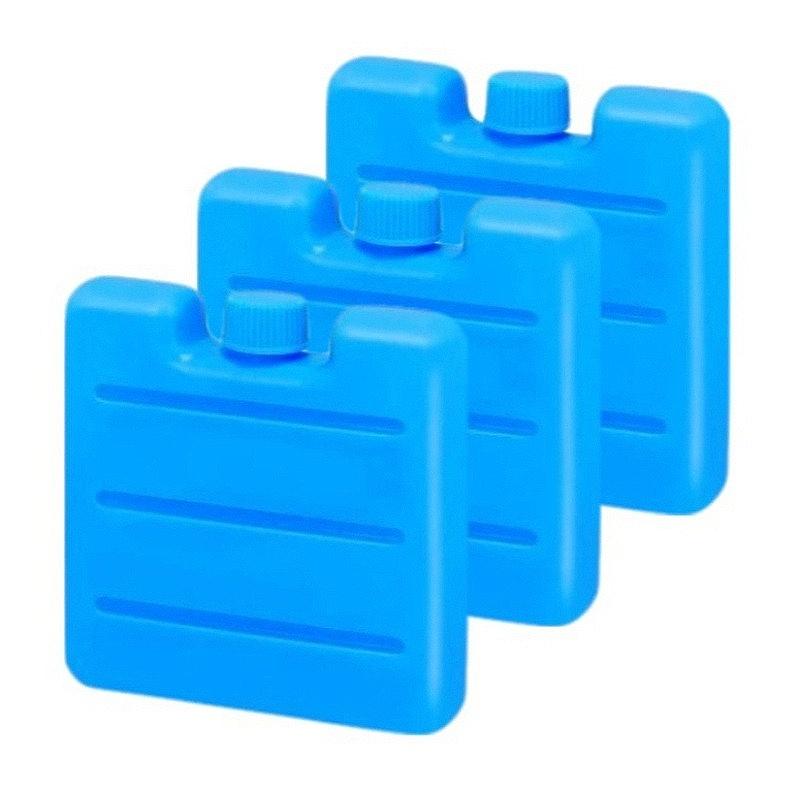 TEMU 3pcs Lunch Box Mini Ice Pack Set, Reusable Bento Refrigerator Ice Box, Suitable For Outdoor Travel And Camping Picnics To Keep Food Cool, Non-contact With Food