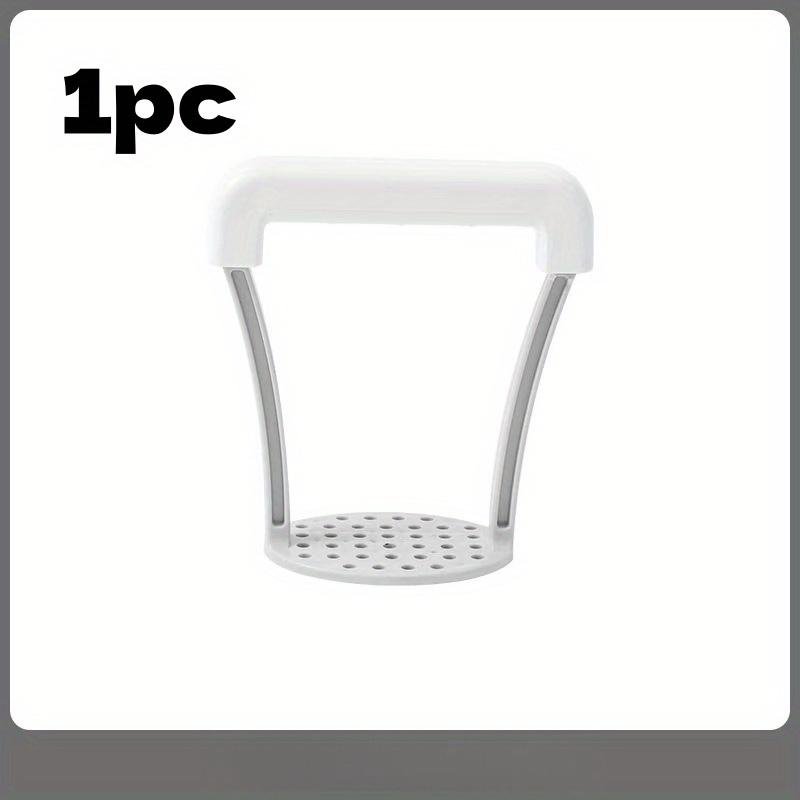 TEMU 1pc Manual Potato Masher, Washable Abs Material, With Ergonomic Non-slip Handle - Efficient Handheld Kitchen Tool For Mashing Potatoes And Vegetables, Essential For , Durable Kitchen Utensil