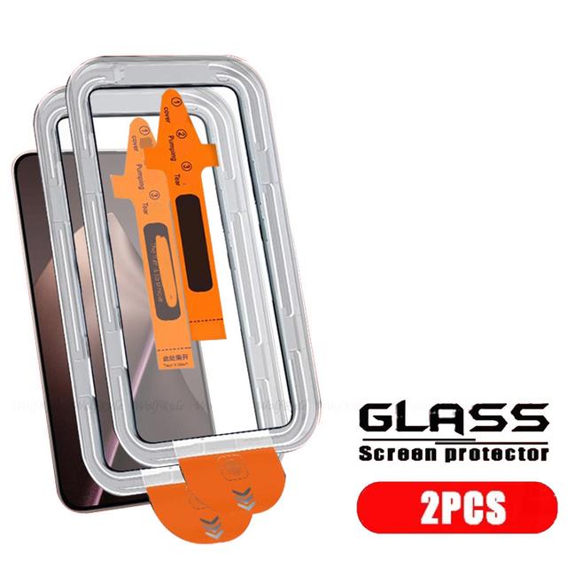 TEMU Set mit 2 Displayschutzfolien aus gehärtetem Glas für Xiaomi 15T Pro 15T mit einfacher, staubfreier Installation