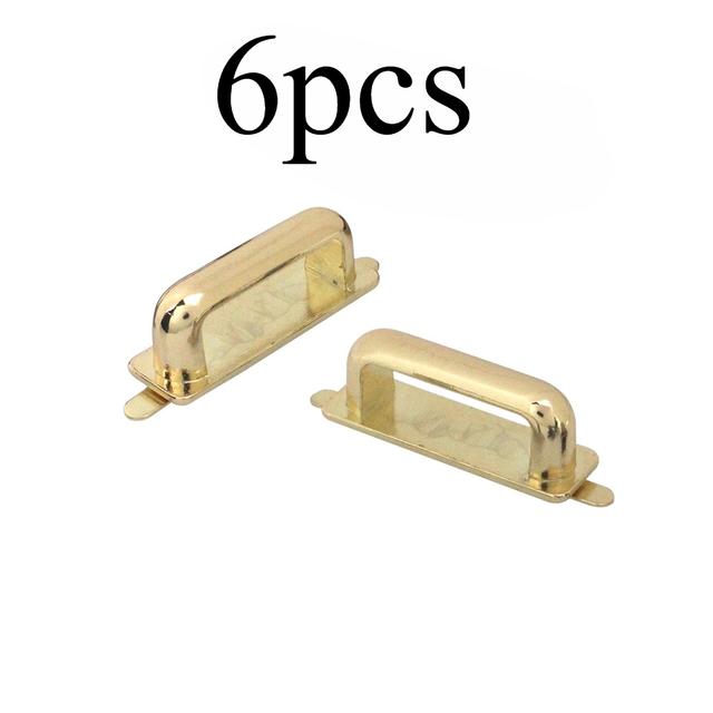 TEMU 6pcs Bag Metal Anchor Arch Hooks Connector Handbag Side Belts Strap Leather Crafts Hardware