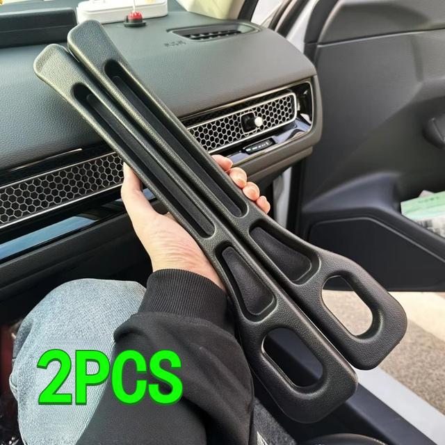 TEMU 2pcs Universal Car Seat Filler Strips For Side , Automotive Filling Material, Leak-proof Seat Storage Organizer, Interior Strips