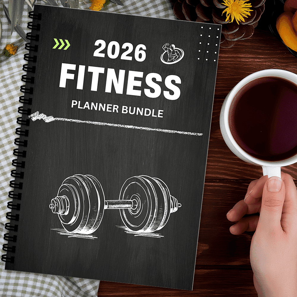 TEMU 1pc Fitness Planner Spiral Notebook - Fitness Journal Book - Fitness Plan Book - Schedule - Daily Fitness Planners - Workout Journal For Women And Men - Spiral-bound, Thick Pages