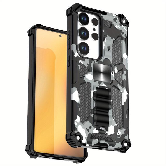 TEMU Soporte Magnético Invisible para Teléfono con Graffiti Colorido y Costuras Resistentes, Funda Protectora Compatible con for Samsung S25 Ultra/S25/S25 Plus/S24 Ultra/S24 Plus/S23 Ultra/S22 Ultra