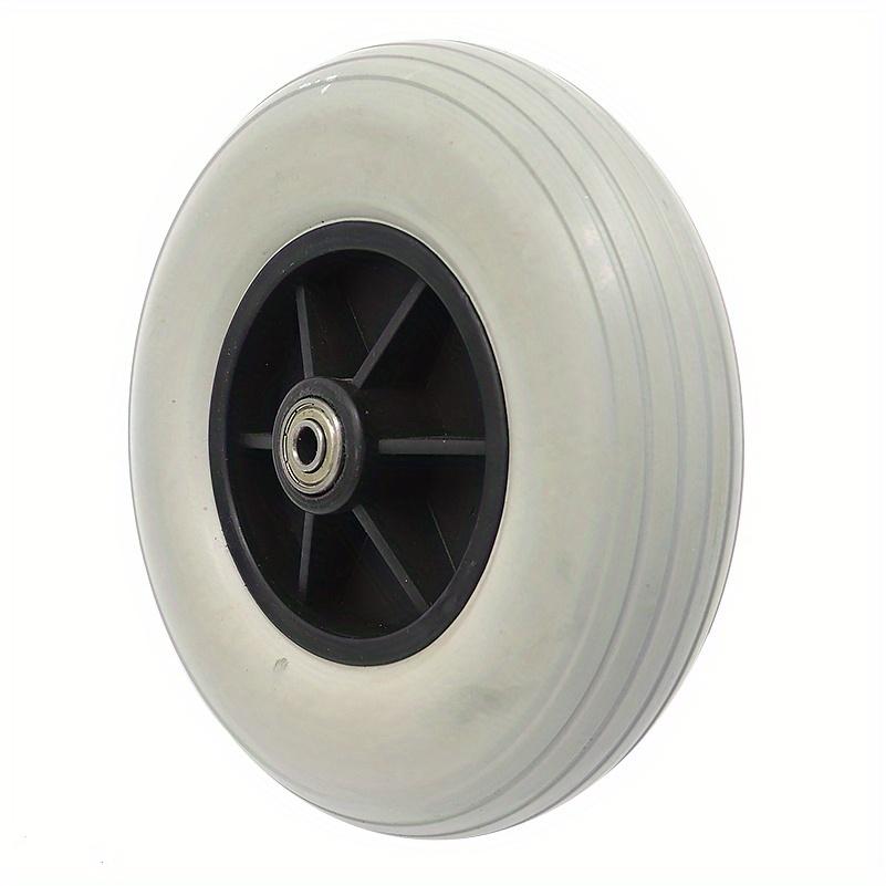 TEMU 8-inch Pu Wheels 200x50 Solid Front Wheels, Suitable For Universal Solid Scooter Tires, Off-road Tires, Front Wheel Additions. Off-road Use Off-road Use