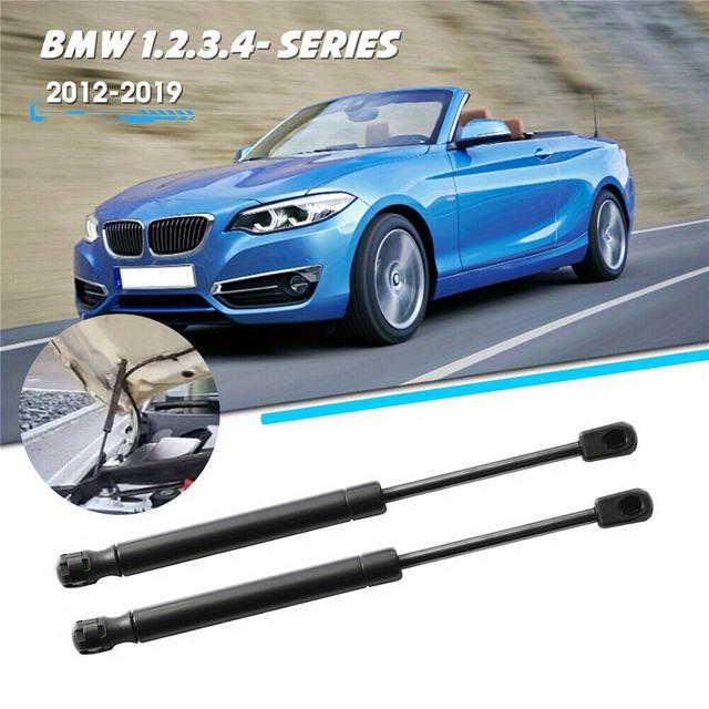 TEMU 2 قطعة دعامات رفع غطاء محرك لسيارات BMW 1/2/3/ 2012-2019 SG402061