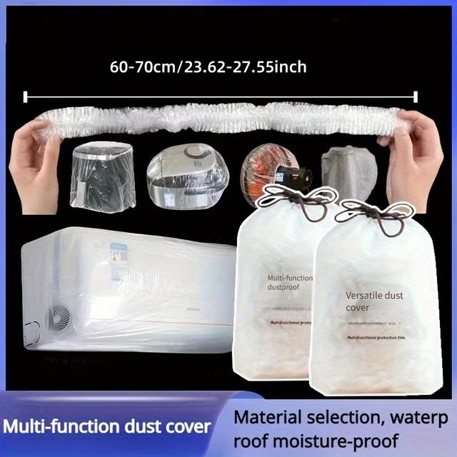 TEMU 50 Extra-large Thick Disposable Dust Covers With Elastic Edges - And Durable Pp Plastic, Suitable For Storing Kitchen Appliances And Electronic Devices